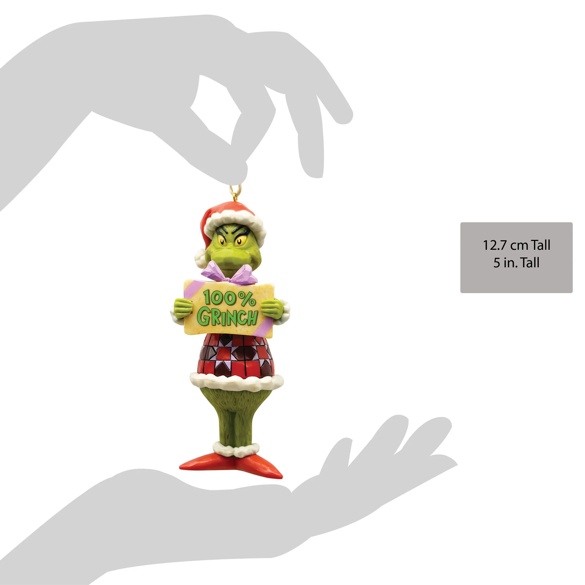 100% Grinch PVC Ornament - Image 5