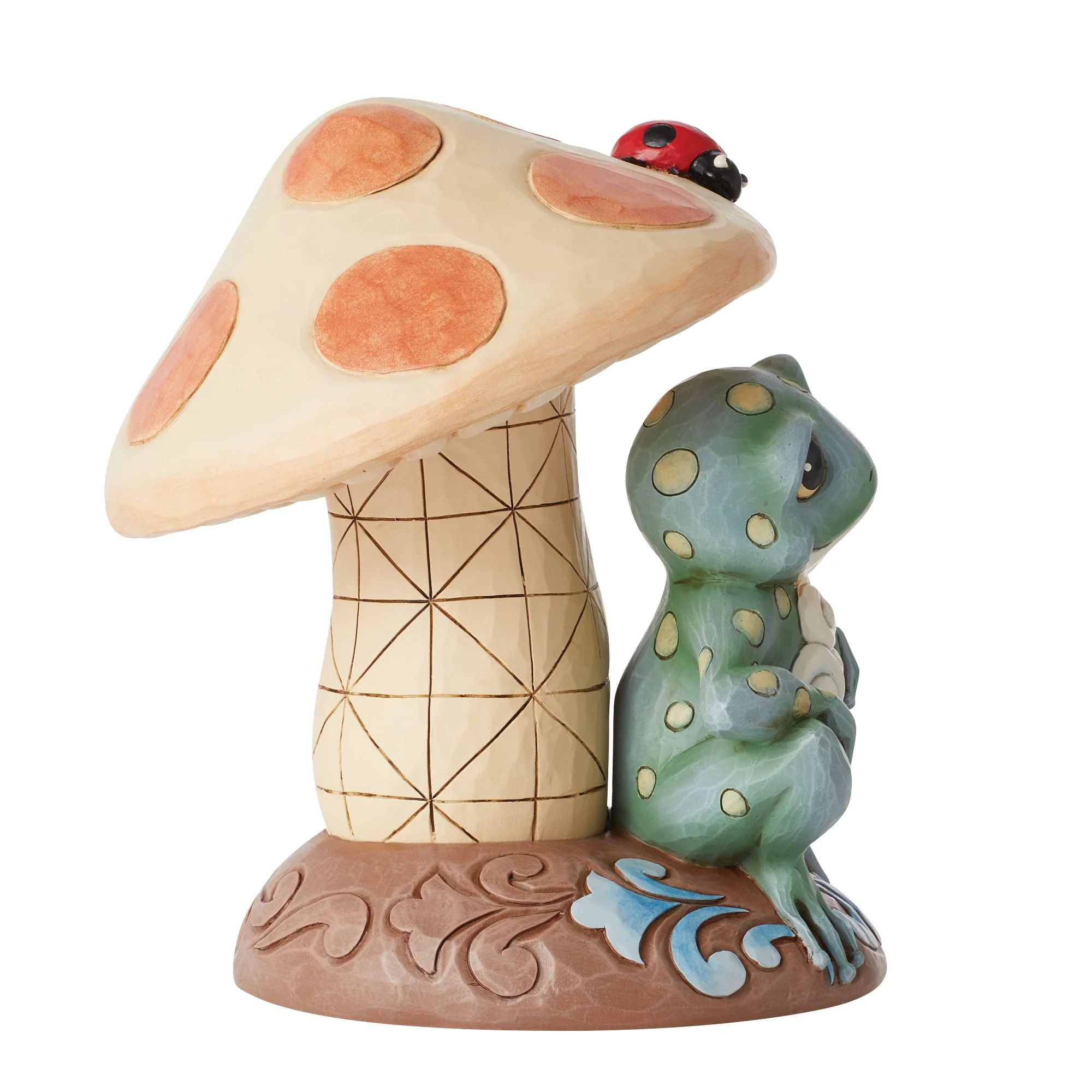 Frog Leaning on Mushroom Fig - Image 2