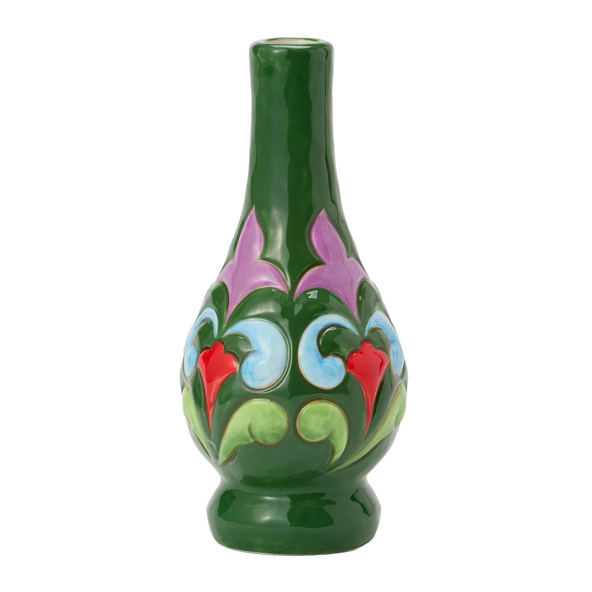 Green with Floral Vase - Image 4