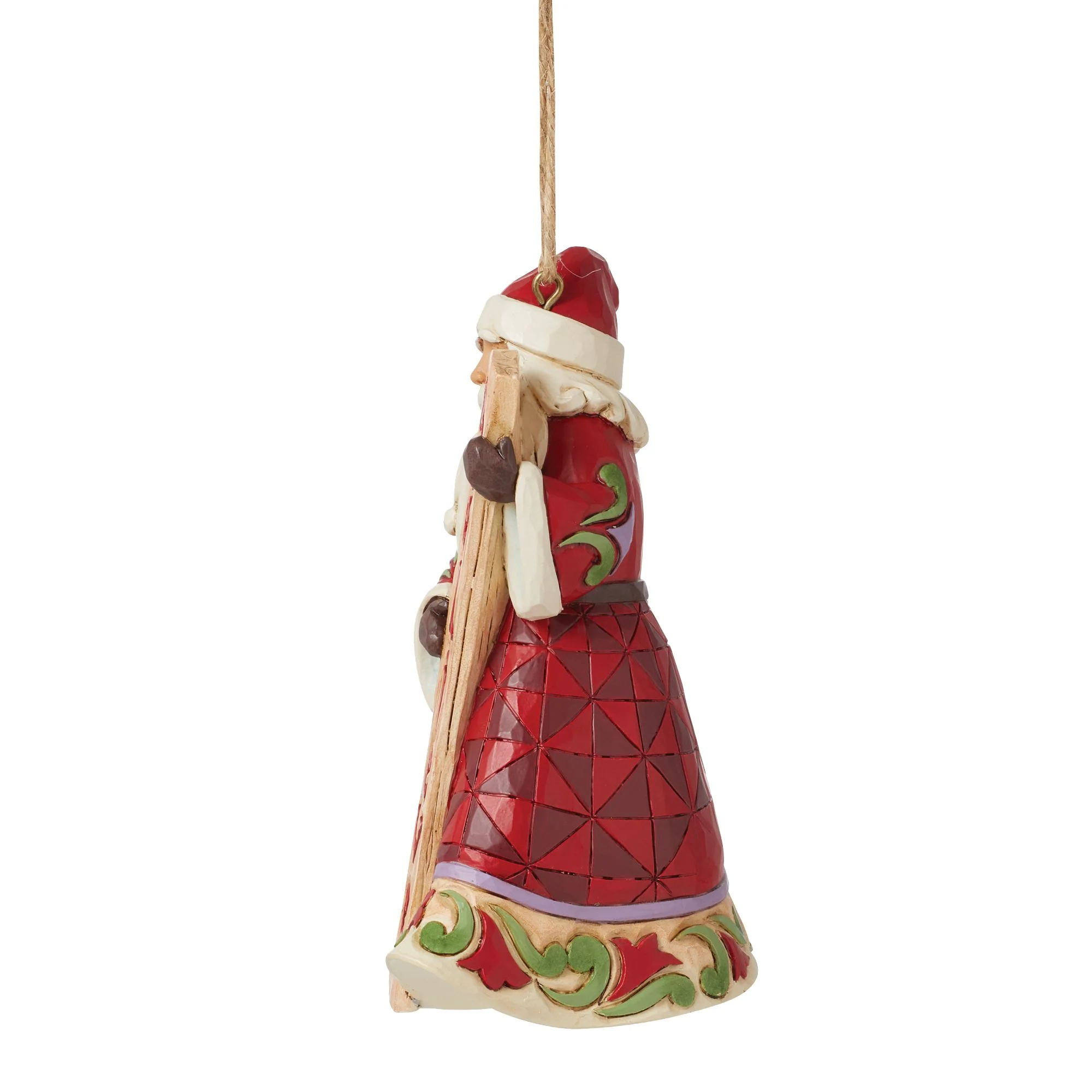Santa with Porch Board Orn - Image 2