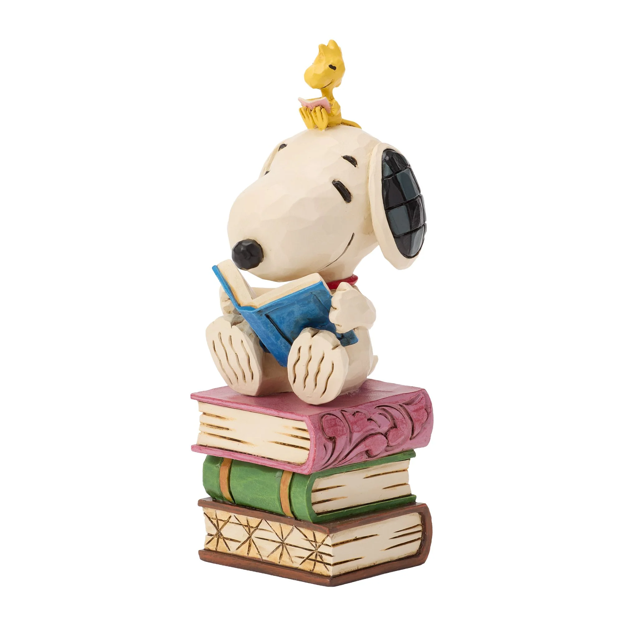Snoopy Reading on Stacked Book - Image 3
