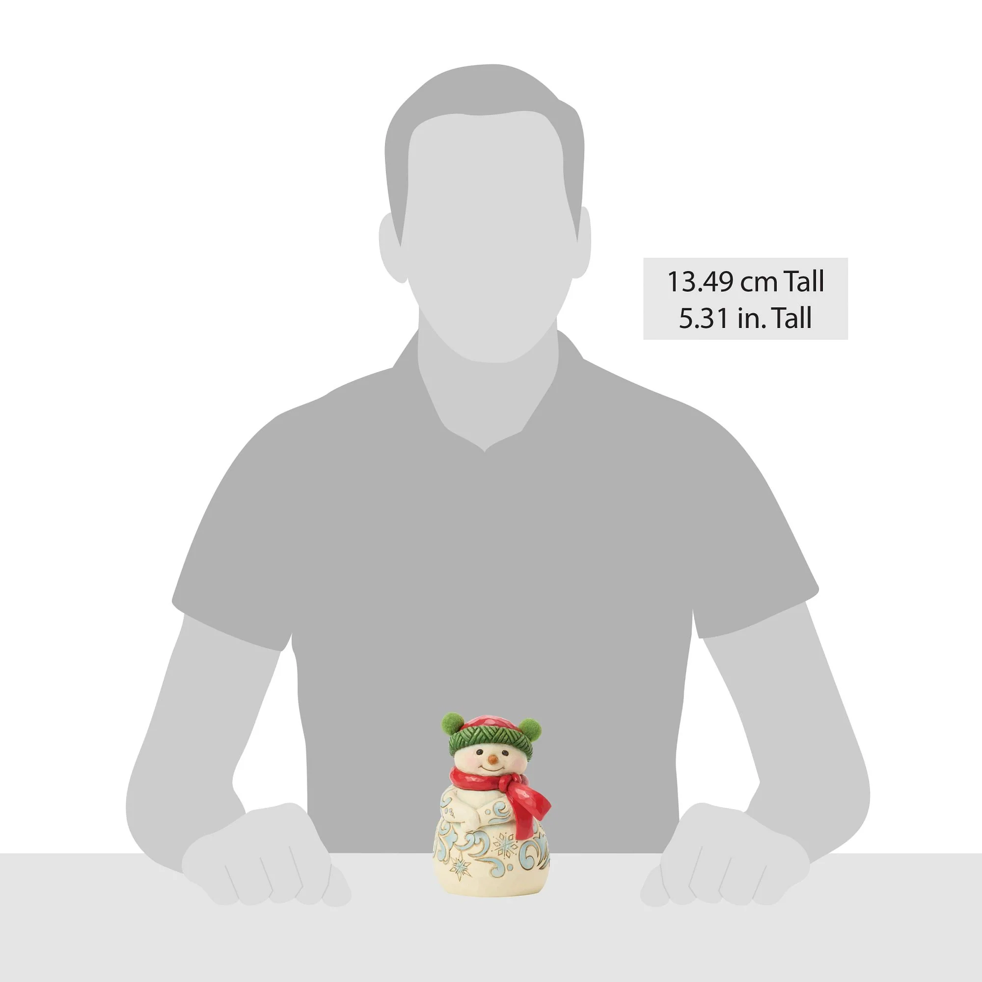 Snowman Pom Pom Hat Fig - Image 4