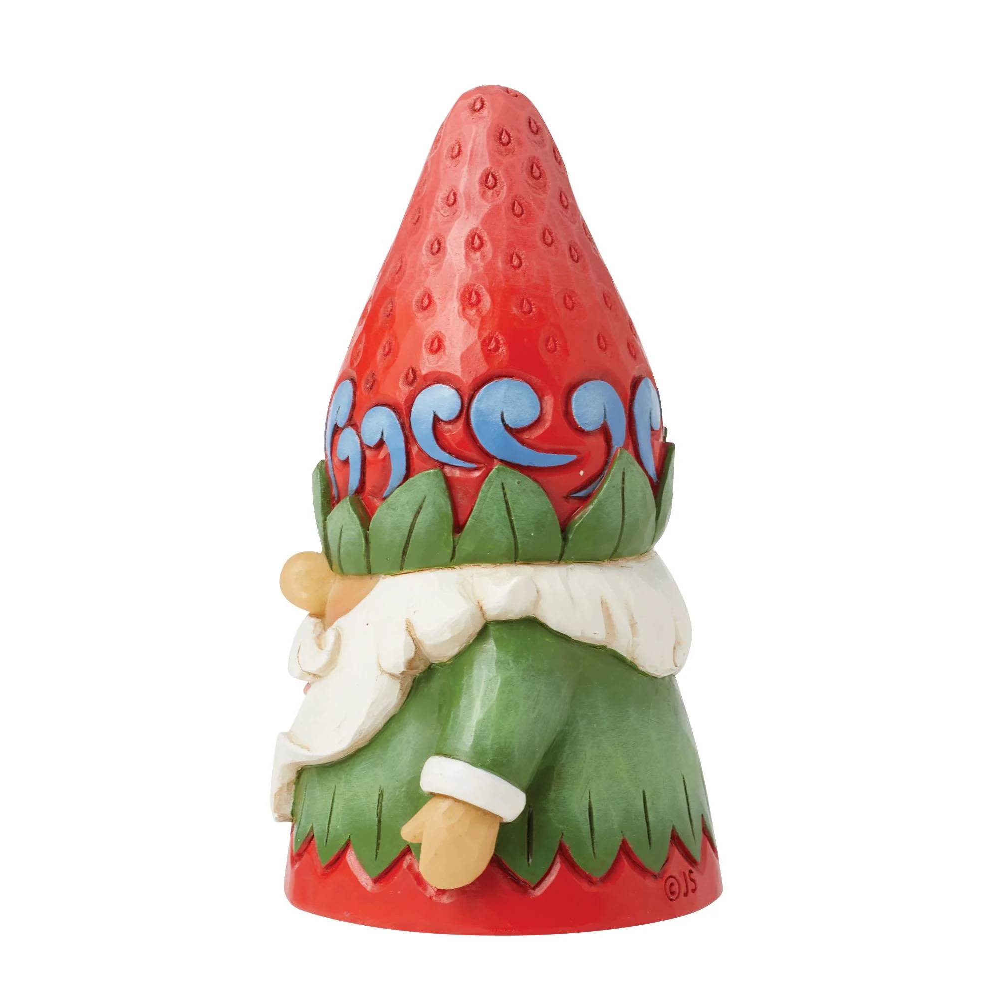 Strawberry Hat Gnome Figurine - Image 2