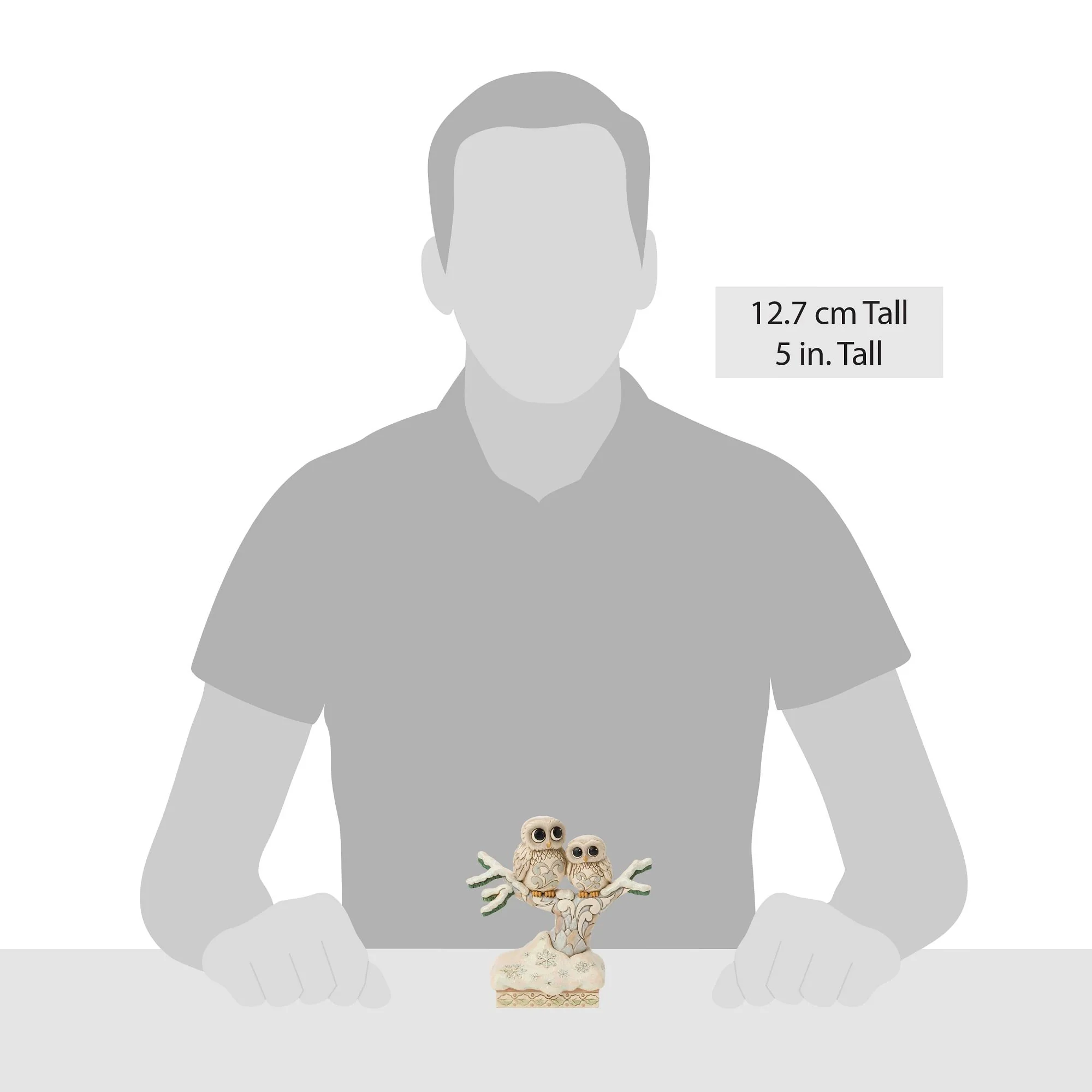 Wdlnd Owls on a Tree Figurine - Image 4