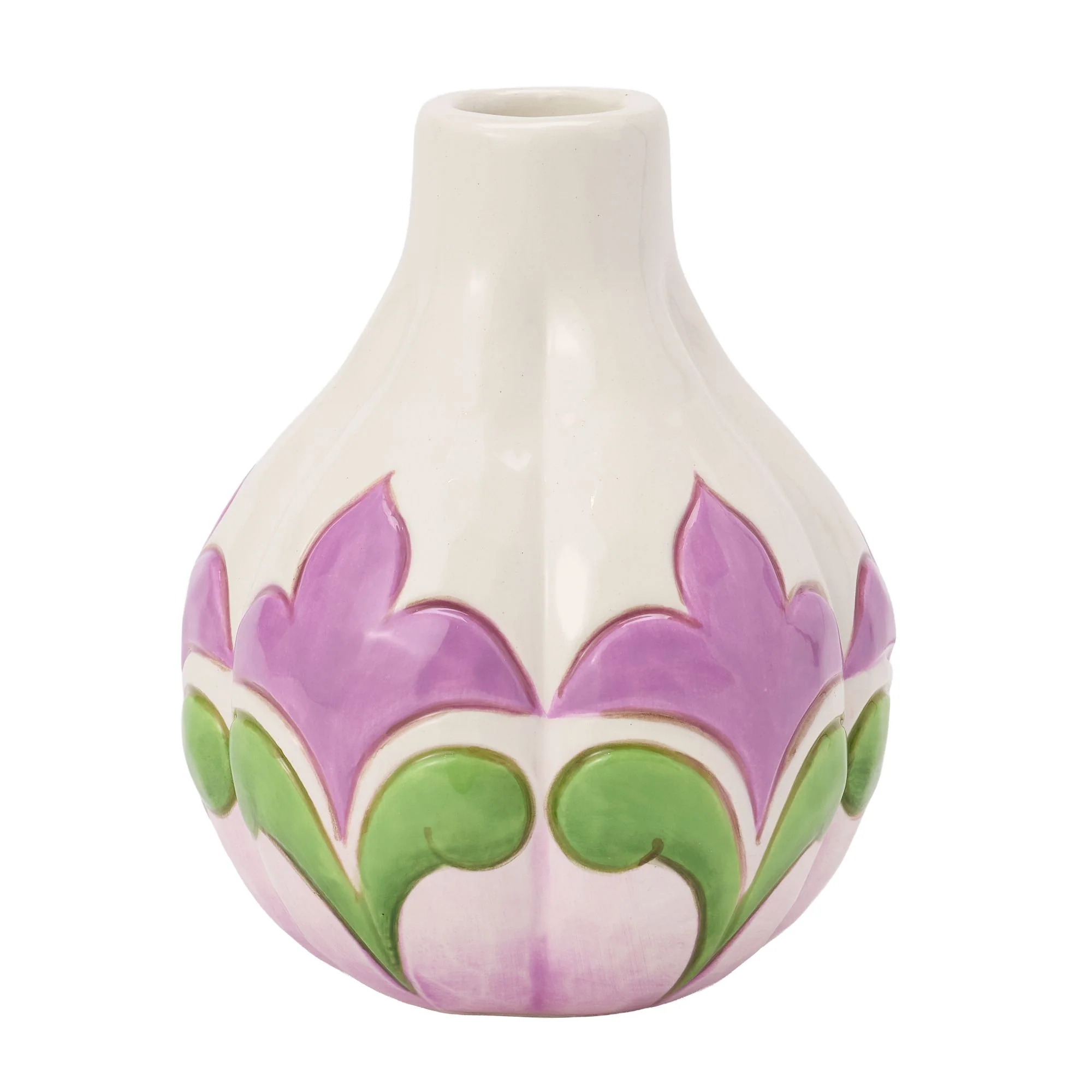 White with Floral Vase - Image 4